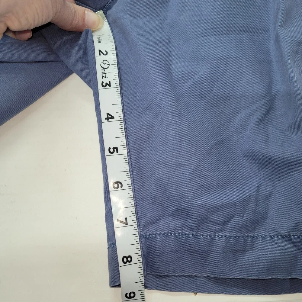 Polo Ralph Lauren Tyler Short Men 38 Blue 8.5 in Pleated Vintage 90 Preppy Chino